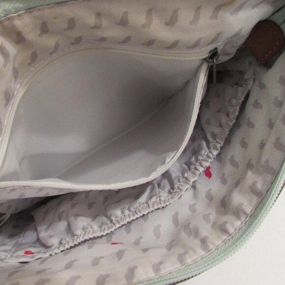 Sakroots Artist's Circle Seafoam Flower Power Crossbody Bag - Picture 8 of 16